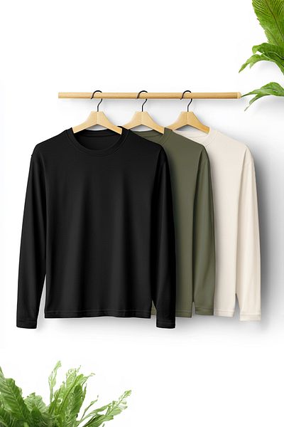Trendyol Collection 3er-Pack übergroße T-Shirts in Übergröße in Schwarz-Khaki-Stein – Rundhalsausschnitt, 100 % Baumwolle TMNAW25BF00004