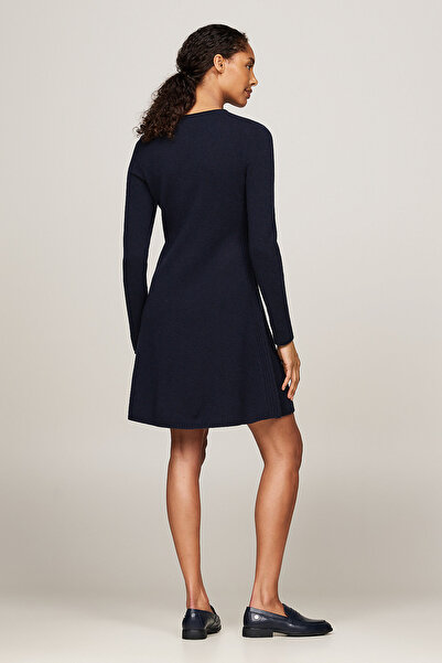 Tommy Hilfiger Šaty z měkké vlny C-Nk Swt