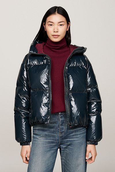 Tommy Hilfiger New York down Gloss Jkt - mikina s kapucí