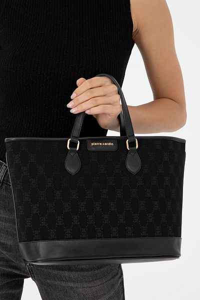 Pierre Cardin Czarna torebka damska na ramię 05Po24K1677
