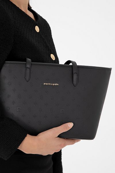 Pierre Cardin Geantă de umăr cu imprimeu negru 05PO24K1877