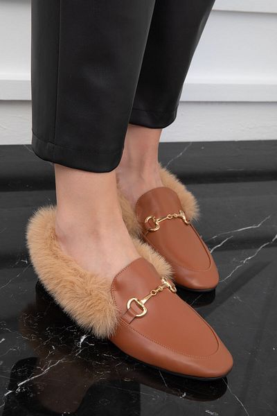 SOHO Tan Dámské baleríny - Model 19898