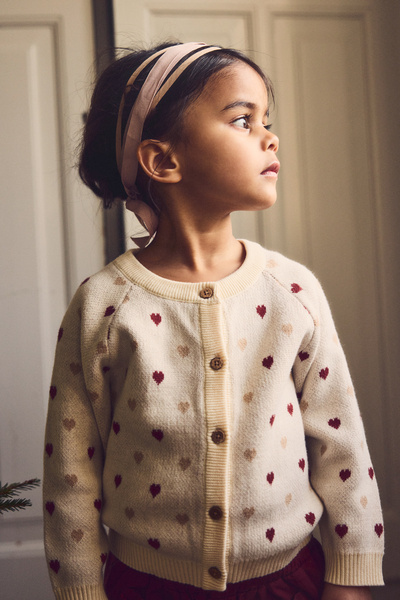 Lil' Atelier Mini Бавовняний кардиган Biyo