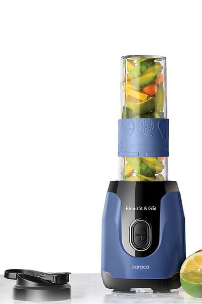 Karaca Blendfit Go Personal - Personal Smoothie Blender, Marine Blue