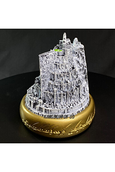 Kingdom of 3D Yüzüklerin Efendisi Minas Tirith Heykeli, Lord of the Rings Biblo, Yüzüklerin efendisi Figür