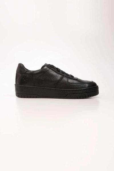 rekorsport Air Force V2 Hakki Δερμάτινα Ανδρικά Αθλητικά Παπούτσια RS-6008 Μαύρα