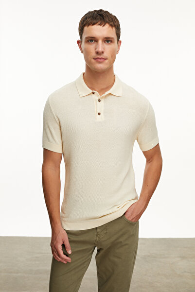 Mudo تريكو بياقة بولو وأكمام قصيرة