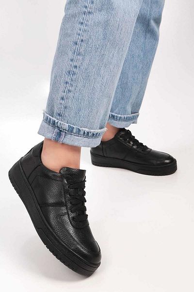 rekorsport Pantofi sport casual pentru bărbați din piele kaki Air Force V2 Rs-6008negru