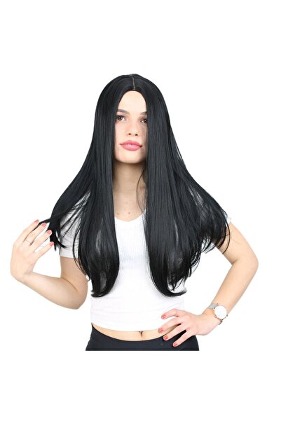 Bucuks Fiber Sen Long Straight Wig / Black