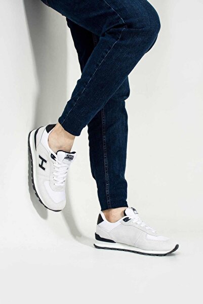 Hammer Jack Hammerjack Hakki Шкіряне чоловіче спортивне взуття B-2 Чоловіче повсякденне спортивне взуття 102 19250-M-K.БілийБІЛИЙ