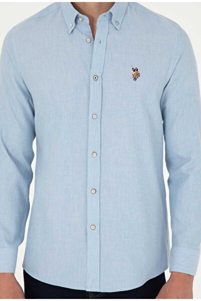 U.S. Polo Assn. Αθλητικό πουκάμισο U.S. Polo Assn Winter εφαρμοστό (ÖZSE GİYİM)