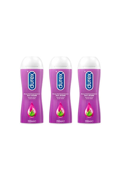Durex Play Kayganlaştırıcı & Masaj Jeli Aloe Vera 200ml 3 Adet