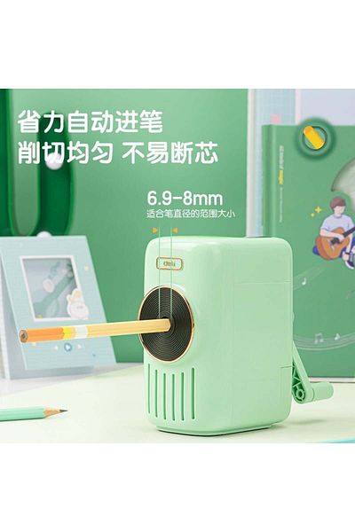 Deli Desktop Music Arm Pencil Sharpener