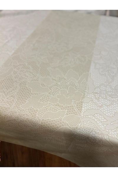 Kedi Tekstil ve Tasarım Natural Elegance Rectangular Tablecloth (140X220 cm)