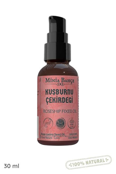 Minia Bahçe Bitki ve Sanat Atölyesi 30ml Cold Pressed - 100% Pure Rosehip Seed Oil