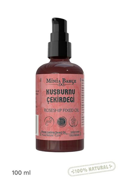 Minia Bahçe Bitki ve Sanat Atölyesi 100ml and 30ml Rosehip Seed Oil - Apricot Seed Oil