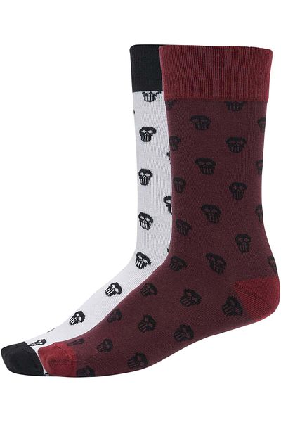 Urban Classics Accessoires Skull Allover 2er-Pack