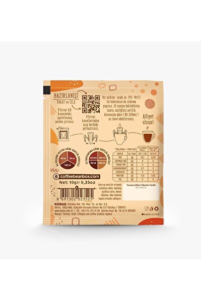 Altıntelve Ethiopia Filtre Kahve 10 gr X 10 Adet Aç-iç-at