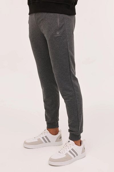 lumberjack Mb Ct107 Jogger 4pr - Anthracite Mel Ανδρικό παντελόνι με μονό πάτο