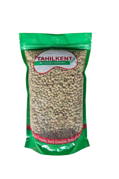 Yeşil Mercimek 1 Kg (2024 HASAT, KİLİTLİ AMBALAJ)