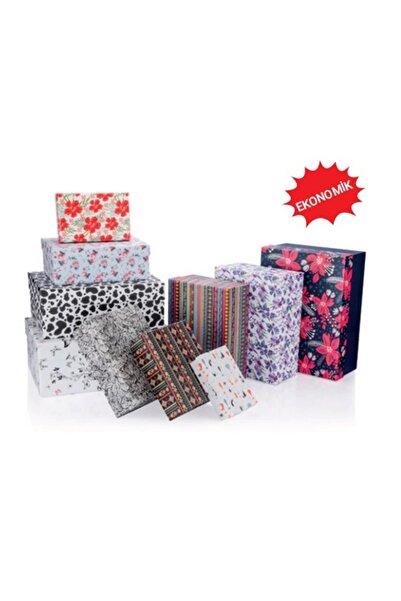 Gıpta RANDOM GLOSSY DİKDÖRTGEN HEDİYE KUTUSU BX1854 C 140x200x80mm - TEKLİ