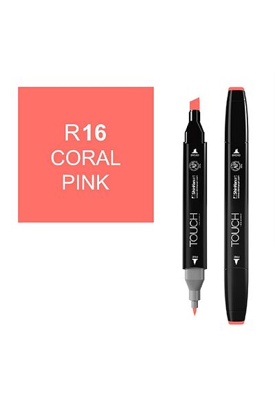Ponart Touch Twin R16 Double Ended Marker Coral Pink