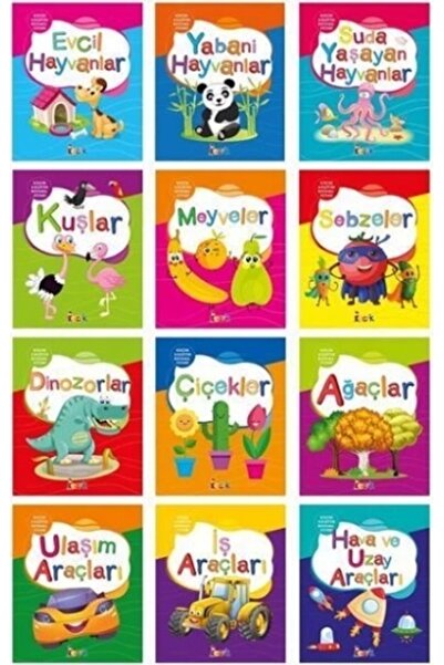 Nesil Yayınları Küçük Kaşifin Boyama Kitabı Seti (12 Kitap) /bıcırık