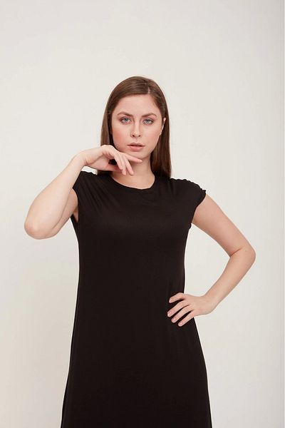 Invee 6139 Model Rochie Neagra Interior - Captusita