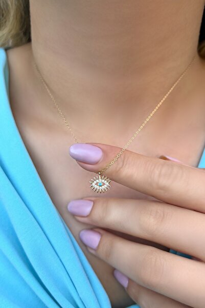 Altınaşkı Kirpik Hayalet Altın Kolye