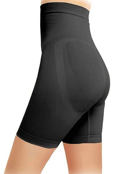 femmefinesse High Waist Recovery Black Seamless Corset Tights