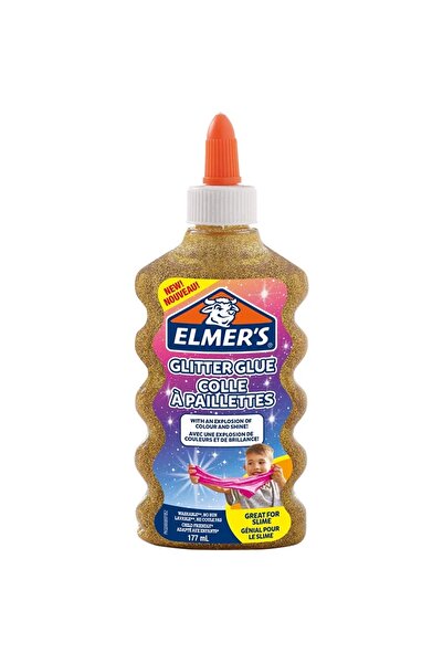 Genel Markalar 2077251 Slıme Sıvı Yapıştırıcı 177 ml Simli Altın