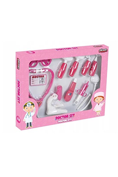 PİLSAN Pilsan 03-232 Pembe Doktor Seti 11 Parça 3