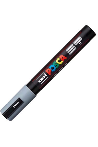 UNİ-BALL Uni Posca Water Based Poster Marker 1.8-2.5 Gray Pc-5M