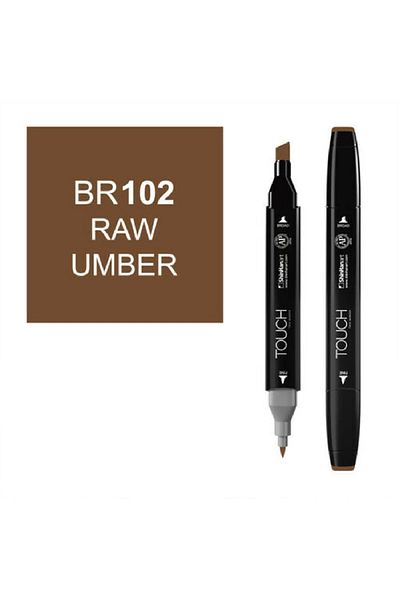 Shinhan Art Touch Twin Br102 Double Tip Marker Raw Umber