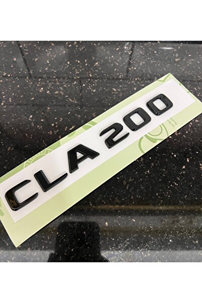 kaytaz MERCEDES CLA200 BAGAJ YAZISI SİYAH PİANOBLACK