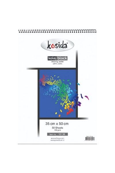 kosida Caiet de imagine pentru colegiu - 35x50 50yp. 130 g