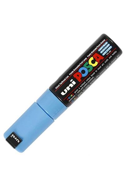 UNİ-BALL Uni Posca Water Based Poster Marker Pc-8K 8.0 mm Light Blue