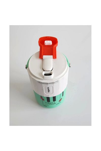 Vagonlife VAGONLIFE VGN2050 - 400 ML Green Steel Flask Shampoo with Straw
