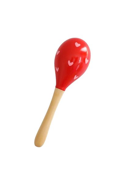 Basic Fun 0318 Model Wooden Maraca - Kids Sh Basaran