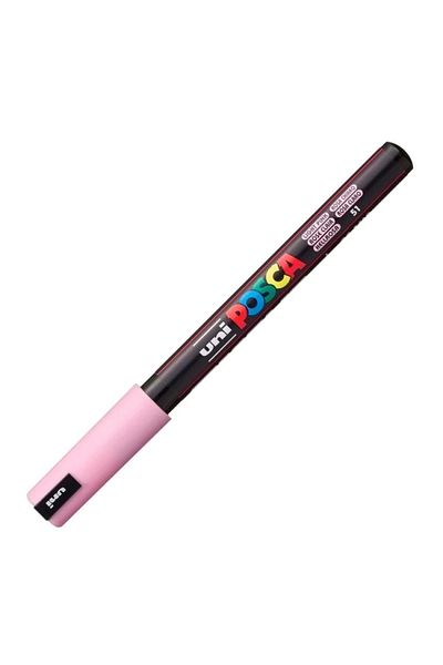 UNİ-BALL 0.7 Light Pink UNI POSCA Water Based Poster Marker - PC-1MR