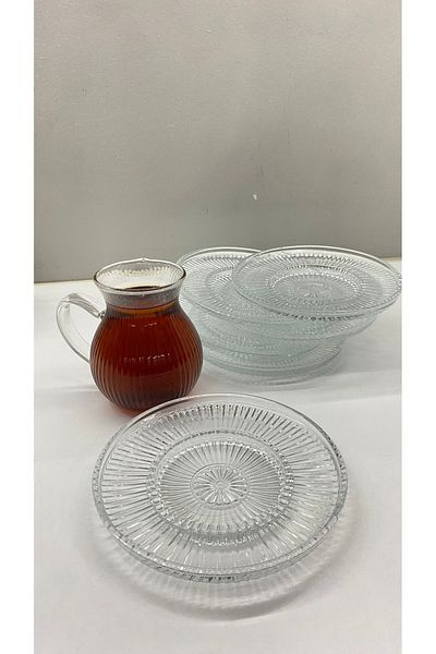 MİMOZA PARK Elysia 6-Piece Cup Tea Plate Set