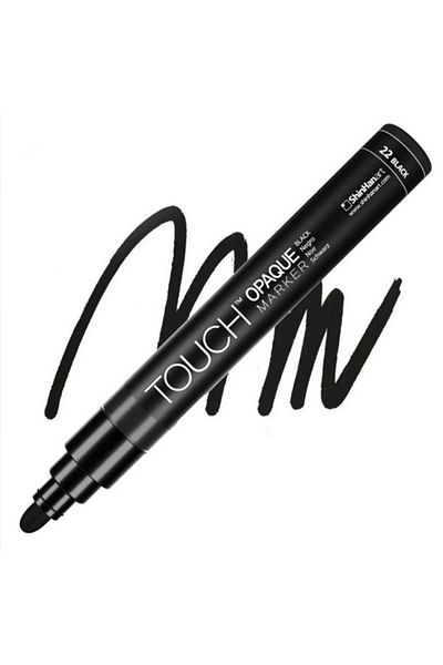 Touch Opaque Water Based Marker Pen 1.5-2.3mm - Medium Pack Black 22 - Sh 8613003 -2026