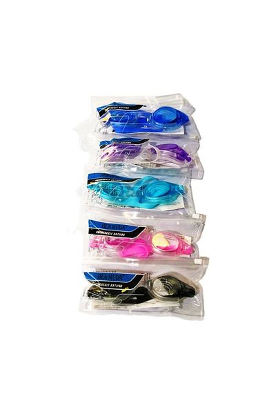 BERMUDA Kzl-k1138 - Flexible Silicone Strap Goggle Swimmer with PVC Bag