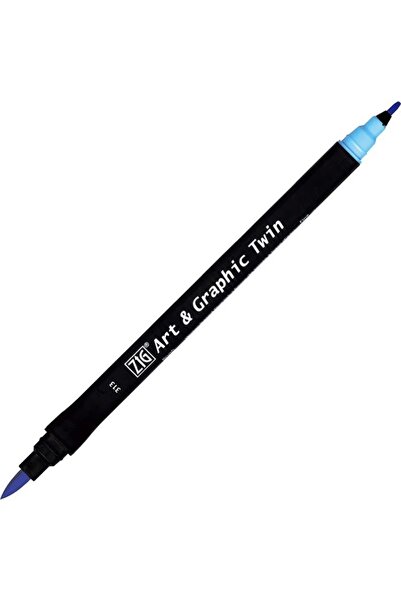 Zig Tut-80 Art & Graphıc Twın Marker Çift Uclu Kalemi Baby Blue