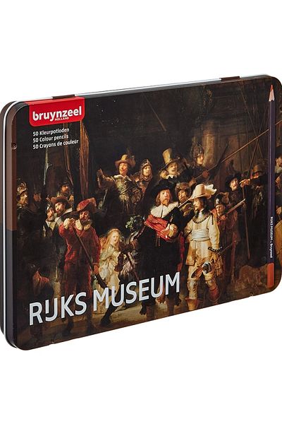 Bruynzeel Ruks Museum Dry Paint Pen Set 50 Metal Box - B 63012050