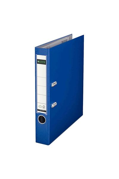 Leitz Blue 180'' Narrow Plastic Folder - 1015 Pls