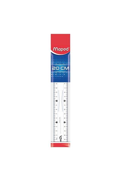 Maped 146108 Double Sided Desimeter - Ruler 20cm