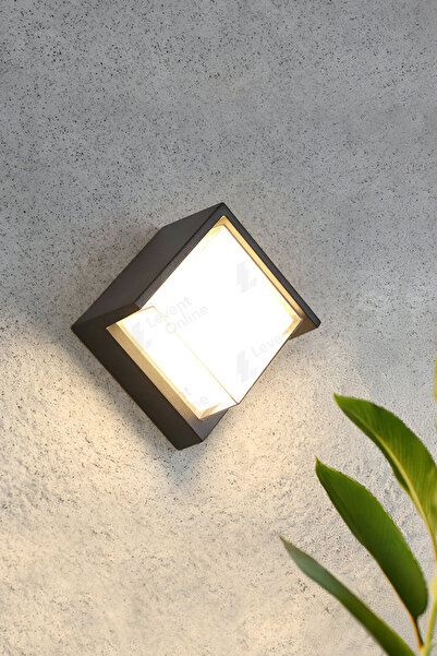 Cata CT-7078 - 7W 3200K Gün Işığı | Sıva Üstü Dominik LED Aplik  Bahçe Aydınl...