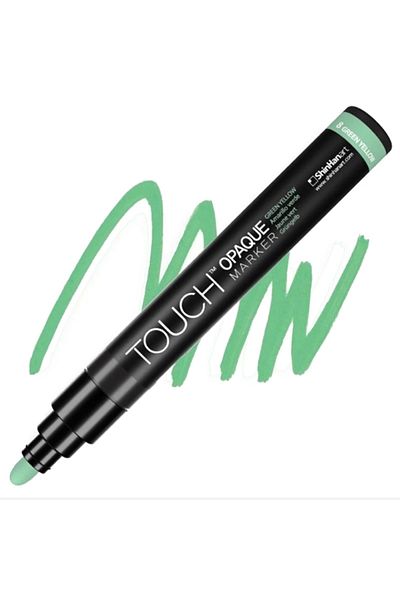 Touch Opaque Water Based Marker Pen 1.5-2.3mm - Medium Pack Green Yellow 8 - Sh 8613003 -2019