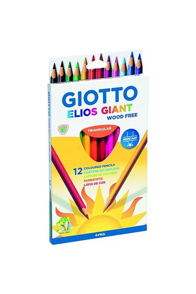 Giotto Elios Giant Dry Paint Pen - 12 Colors221500